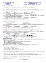 Đề 1 ôn tập thi học kì 1 năm học 2015 - 2016 môn Hóa học - 10a1 (thời gian làm bài 60 phút, không kể thời gian giao đề)